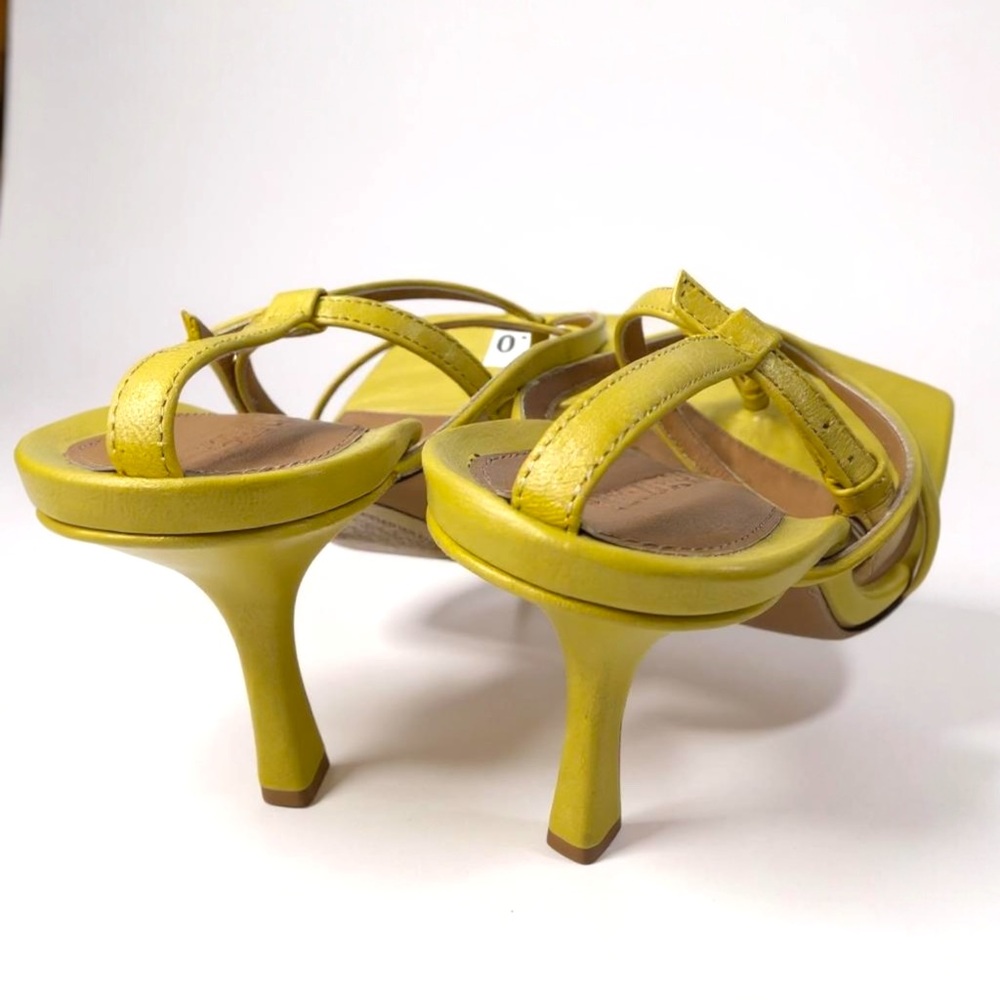 Bottega Veneta Bright Yellow Heels - Picture 5 of 6
